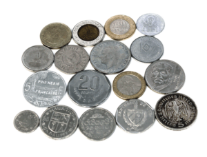 World & Foreign coins. Coins include silver, Cupro Nickel, Copper and Bronze from all around the world in collectable condition.