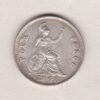 1846 Silver Fourpence Groat coin featuring a young head Queen Victoria on the Obverse. The Britannia, denomination and date are on the reverse.