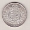 1890 Silver Halfcrown coin featuring the Jubilee head of Queen Victoria on the Obverse. The shield of royal arms completes the Reverse design.