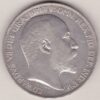 1902 Silver Crown Coin featuring King Edward VII on the Obverse and St George and the dragon reverse. The coin is in GVF to EF condition.