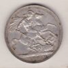 1902 Silver Crown Coin featuring King Edward VII on the Obverse and St George and the dragon reverse. The coin is in near extremely fine condition.