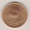 1975 South Africa Gold One Ounce Krugerrand. Investment one ounce gold coin featuring Paul Kruger on the Obverse. The springbok on the Reverse.