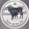 2009 Australia Silver One Kilo Coin Year Of The Ox. This coin was issued to celebrate the Chinese Lunar Year Of The Ox by the Perth Mint in Australia.