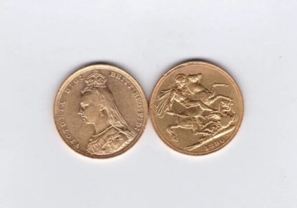 Victoria Jubilee Head Gold Sovereign. This is a bullion best price coin featuring the jubilee head portrait of Queen Victoria and George & dragon reverse.