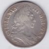 1696 Silver Crown Coin featuring King William III. This 0.925 silver crown is in good fine condition. These early coins are hard to find in high grade.