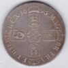 1696 Silver Crown Coin featuring King William III. This 0.925 silver crown is in good fine condition. These early coins are hard to find in high grade.