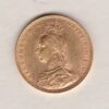 1891 Gold Sovereign Coin featuring Queen Victoria Jubilee Head on the Obverse and St George & the Dragon on the Reverse. London Mint.