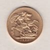 1900 S Gold Sovereign Coin featuring Queen Victoria Old Head on the Obverse and St George & the Dragon on the Reverse. Sydney, Australia Mint.