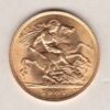 1907 Gold Half Sovereign Coin featuring King Edward VII on the Obverse and George & the Dragon on the Reverse in a plastic coin envelope.