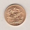 1913 Gold Sovereign Coin. The coin features King George V on the Obverse. St George and the dragon on the reverse. London Mint.