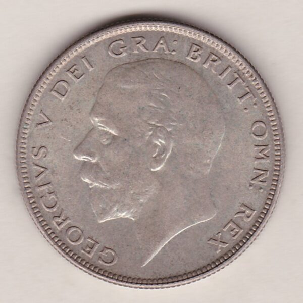 1936 Silver Halfcrown coin featuring the King George V on the Obverse. The Quartered shield of arms flanked by crowned royal cyphers complete the Reverse.