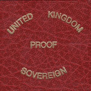 1989 gold proof sovereign coin. 500th Anniversary of the first hammered gold Sovereign in 1489. This coin comes as issued by the royal mint.