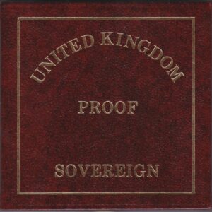 1991 gold proof sovereign coin featuring queen Elizabeth II on the Obverse & St George and the Dragon Reverse. This coin comes as issued by the royal mint.