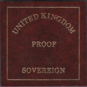 1992 gold proof sovereign coin featuring queen Elizabeth II on the Obverse & St George and the Dragon Reverse. This coin comes as issued by the royal mint.