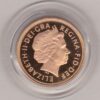 2005 gold proof sovereign coin featuring queen Elizabeth II on the Obverse & St George and the Dragon Reverse. This coin comes as issued by the royal mint.