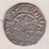 1272 To 1307 Edward I Hammered Silver Penny Coin. King Edward I front facing on the Obverse. The long cross with three pallets on the Reverse.