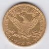 1894 USA Ten Dollars coin featuring the bust of Liberty surrounded by 13 stars on the Obverse and the eagle on an olive branch on the Reverse.