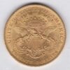 1904 USA Twenty Dollars coin featuring the Lady Liberty on the Obverse. The eagle with a shield on its chest completes the Reverse.