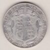 1904 Silver Halfcrown coin featuring king Edward VII on the Obverse. The Reverse features a crowned quartered shield of arms.