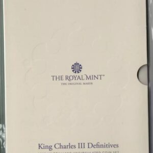 2023 Royal Mint Definitives Set. This 2023 Charles III set comes still sealed in the cellophane packet as issued by the Royal Mint. 