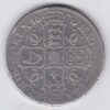 1670 Silver Crown Coin featuring the second bust of King Charles II on the Obverse and the crowned cruciform of shields on the reverse.