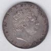 1818 LIX Silver Crown Coin featuring King George III on the Obverse and the St George slaying the dragon design on the reverse.