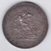 1818 LIX Silver Crown Coin featuring King George III on the Obverse and the St George slaying the dragon design on the reverse.