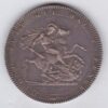 1819 LIX Silver Crown Coin featuring King George III on the Obverse and the St George slaying the dragon design on the reverse.