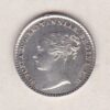 1861 Silver Maundy Penny coin featuring King George III on the obverse. A central crowned denomination above the date on the reverse.