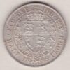 1898 Silver Halfcrown coin featuring the old head of Queen Victoria on the Obverse. The shield of royal arms completes the Reverse design.