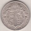 1923 Silver Halfcrown coin featuring the King George V on the Obverse. The crowned quartered shield of arms within Garter band on the Reverse.