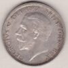 1927 Silver Halfcrown coin featuring the King George V on the Obverse. The crowned quartered shield of arms within Garter band on the Reverse.