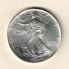 1993 Silver USA One Ounce Eagle. The liberty is on the obverse, The eagle is on the reverse. The coin contains one ounce of 999 fine silver.