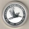 2009 Silver Australia One Ounce Kookaburra Elizabeth II is on the obverse, The Kookaburra is on the reverse. The coin contains one ounce of 999 fine silver