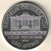 2010 Silver Austria One Ounce Philharmonic. This Coin does feature Music Instrument's The coin contains one ounce of 999 fine silver.