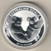 2011 Silver Australia One Ounce Koala. Elizabeth II is on the obverse, The Two Koala's is on the reverse. The coin contains one ounce of 999 fine silver.