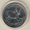 2013 Silver Canada One Ounce Antelope. Elizabeth II is on the obverse, The Antelope is on the reverse. The coin contains one ounce of 9999 fine silver.