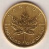 2013 Gold Canada Half Ounce coin. Investment half ounce gold coin featuring Queen Elizabeth II on the Obverse. The Maple leaf on the Reverse.