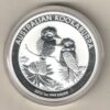 2013 Silver Australia One Ounce Kookaburra Elizabeth II is on the obverse, The 2 Kookaburras on the reverse. The coin contains one ounce of 999 fine silver