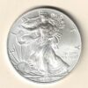 2013 Silver USA One Ounce Eagle. The liberty is on the obverse, The eagle is on the reverse. The coin contains one ounce of 999 fine silver.