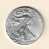 2016 Silver USA One Ounce Eagle. The liberty is on the obverse, The eagle is on the reverse. The coin contains one ounce of 999 fine silver.