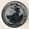 2018 Silver Britannia One Ounce Coin. The coin contains one ounce of 999 fine silver. All of our silver coins have been pre-owned and are in stock.