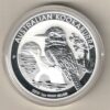 2019 Silver Australia One Ounce Kookaburra Elizabeth II is on the obverse, The Kookaburra is on the reverse. The coin contains one ounce of 9999 fine silver