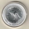 2020 Silver Australia One Ounce Kangaroo. Elizabeth II is on the obverse, The kangaroo is on the reverse. The coin contains one ounce of 9999 fine silver.