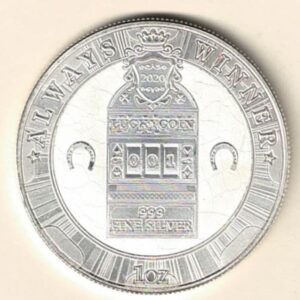 2020 Silver Niue One Ounce Winner. Elizabeth II is on the obverse, Always a winner is on the reverse. The coin contains one ounce of 999 fine silver