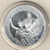 2021 One Ounce Victory. Elizabeth II is on the obverse, A Winged Angel is on the reverse. The coin contains one ounce of 999 fine silver.