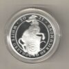 2021 Silver Proof One Ounce White greyhound of Richmond. The coin contains one ounce of 999 fine silver. All of our silver coins are in stock.