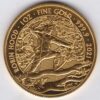 2021 Gold One Ounce Robin Hood coin featuring Queen Elizabeth III on the Obverse. The image of Robin Hood on the Reverse.