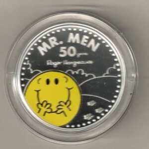 2021 Silver Proof One Ounce Mr Men. The coin contains one ounce of 999 fine silver. All of our silver coins are in stock.