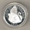 2022 Silver Proof One Ounce The Lion of England. The coin contains one ounce of 999 fine silver. All of our silver coins are in stock.